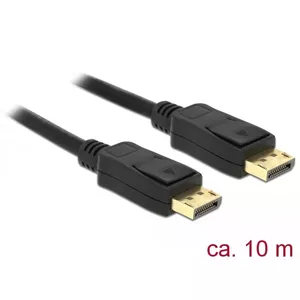 DisplayPort cable DeLOCK 84862 10 m Black