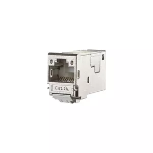 Vadu savienotājs RJ-45 Metz 130910-I, pelēks, vara kontakti, 14.7×43.9×22.4 mm, iepakojumā 10