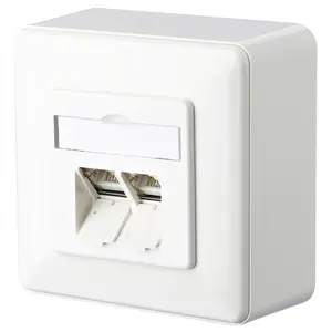 Metz 130C380002-I RJ-45 Category 6a Socket-Outlet White