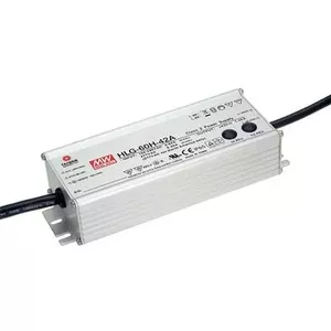 LED driver MEAN WELL HLG-60H-48B, 60 W, 48 V DC, AC input 90–305 V, IP20