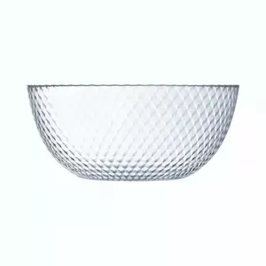 Glass bowl Luminarc PAMPILLE 24 cm — tempered clear glass, oven-safe to 110°C
