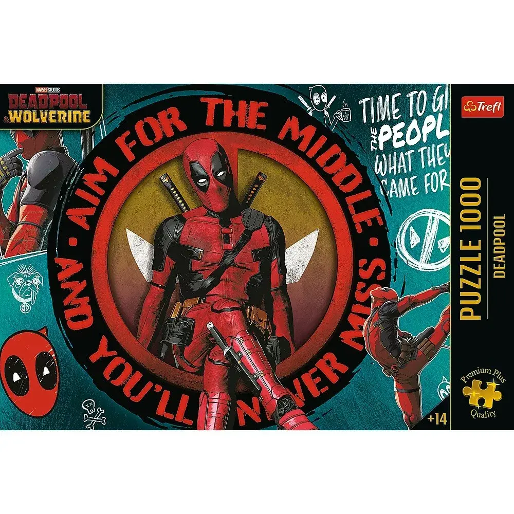 Puzlis TREFL Premium Plus 1000 gab Deadpool 10835 Photo 3
