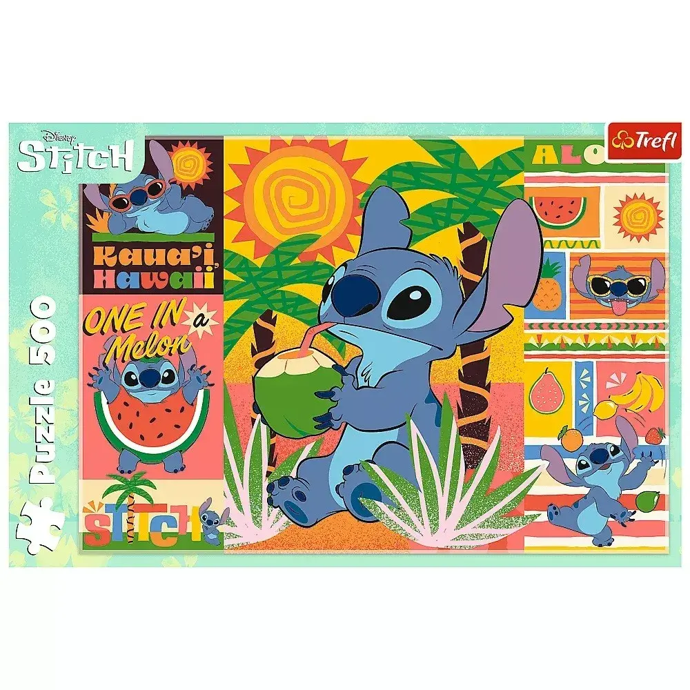 Puzle TREFL 500 gab. Holiday with Stitch Photo 3