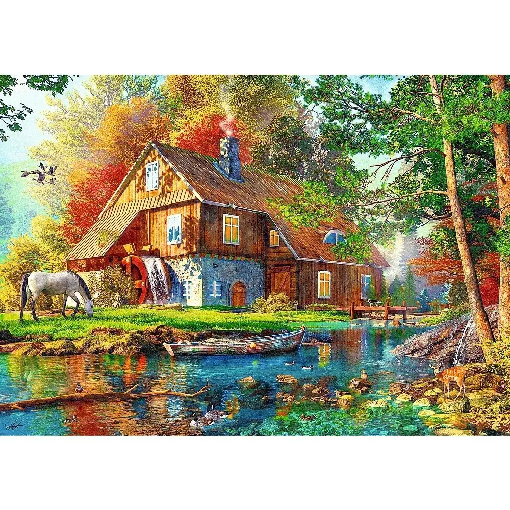 Puzle TREFL Puzzle 500 gab. Cottage by the river Photo 2