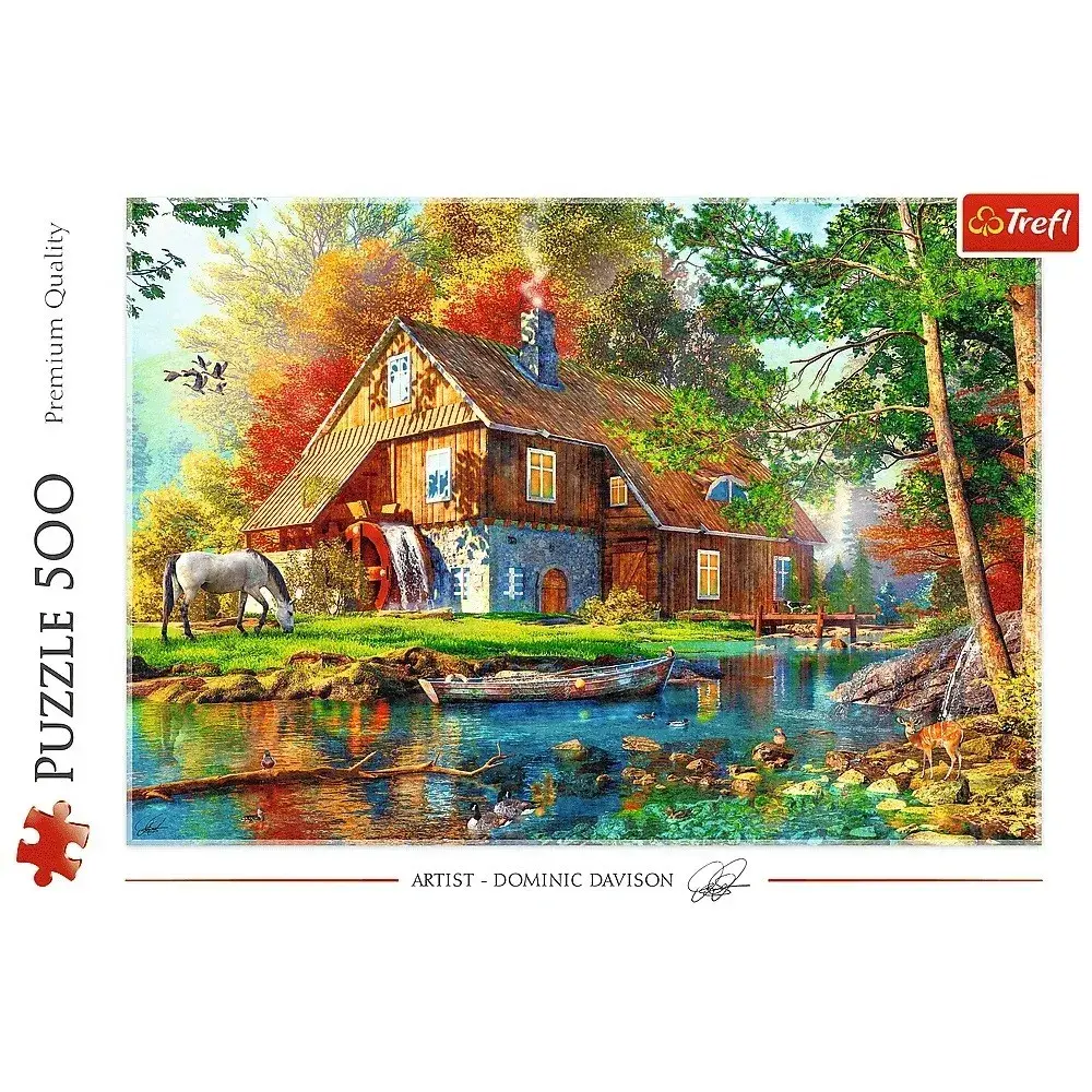 Puzle TREFL Puzzle 500 gab. Cottage by the river Photo 3