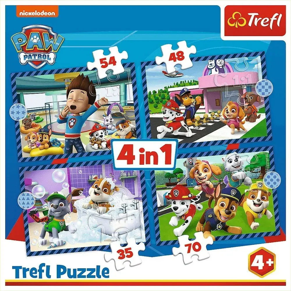 TREFL Puzzle 4in1 Dog matters Paw Patrol Photo 6