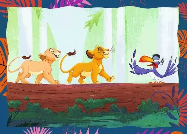 Пазл TREFL Puzzle 4w1 Brave Lion King Photo 6