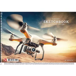 Zīmēšanas bloks Schoolboy 100-10846 — 30 lapas, zīmēšanai/skicēšanai, gluda papīra