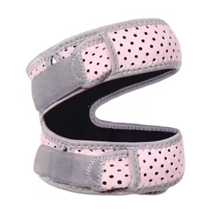 Knee Patellar Silicone Splint DANWA 5LB3XT-PINK, adjustable support, pink
