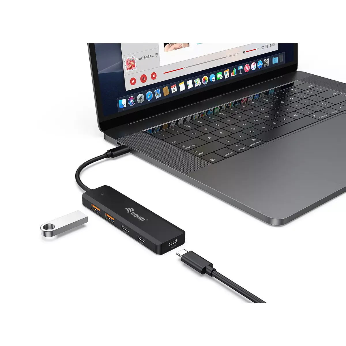USB Хаб Equip USB-C 4-Port USB 3.2 Gen 2 Photo 4