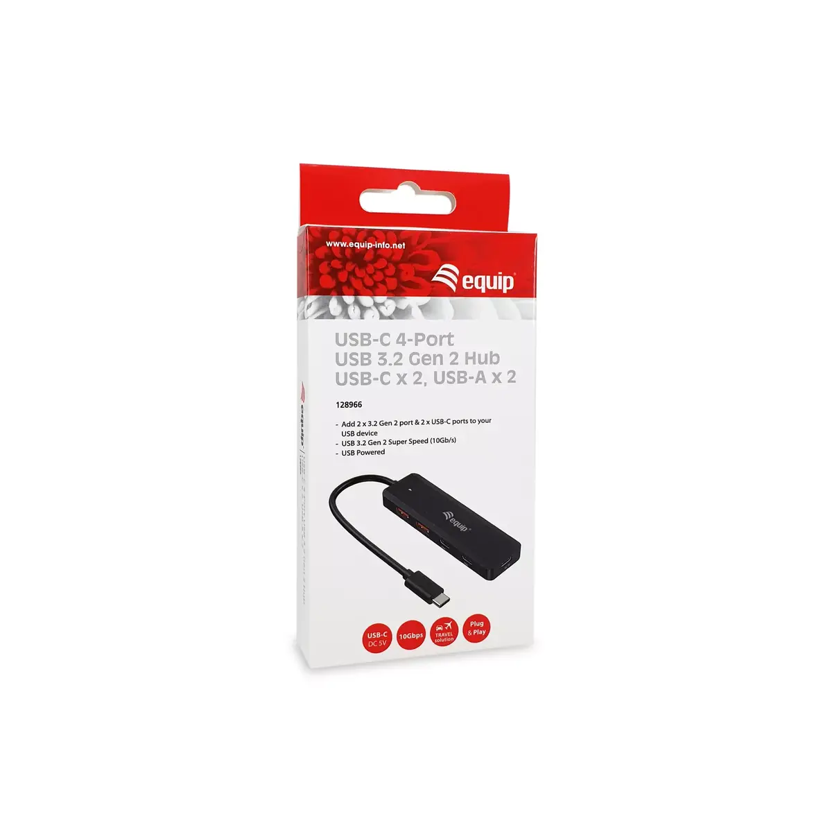 USB Хаб Equip USB-C 4-Port USB 3.2 Gen 2 Photo 7