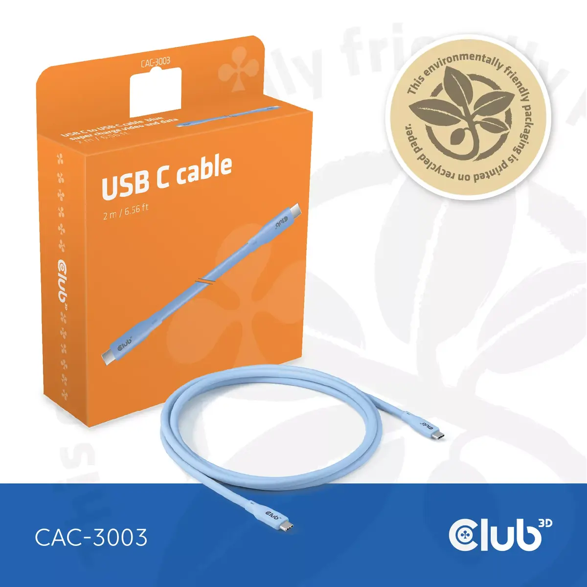 USB C кабель CLUB3D CAC-3003 Photo 8