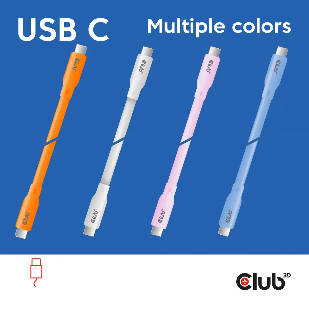 USB C кабель CLUB3D CAC-3001 Photo 2