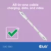 USB C кабель CLUB3D CAC-3001 Photo 3