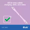 USB C кабель CLUB3D CAC-3002 Photo 3
