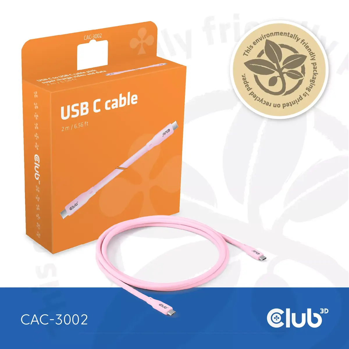 USB C кабель CLUB3D CAC-3002 Photo 8