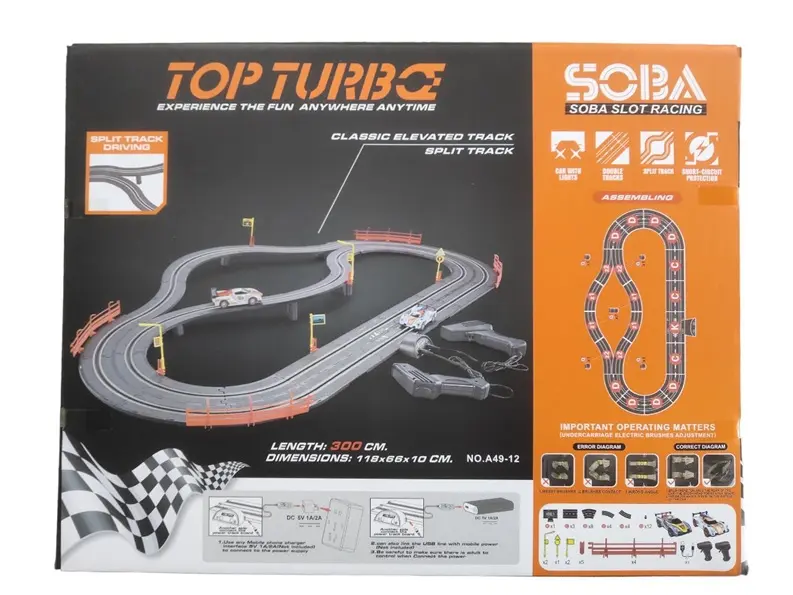 KO A49-12 Railway Truck Road Racing Track Set Photo 4