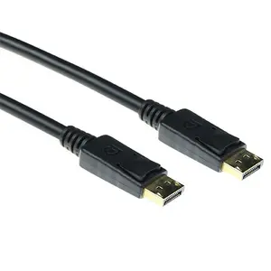 ACT DisplayPort kabelis vīrietis pret vīrieti, 1 metra garums, melns, bez 20. kontakta savienojuma