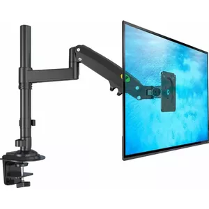 Monitor mount HB H100B for 17–30 inch screens, single-arm adjustable desk mount