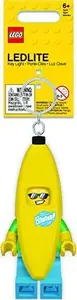 Keychain flashlight, LEGO Banan keyring with LED light LGL-KE118