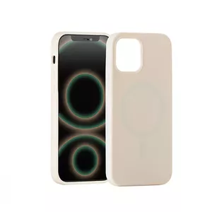 Silicone case ER Carneval SNAP for iPhone 12 / 12 Pro — MagSafe compatible, beige