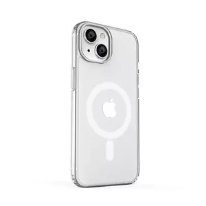 Silicone case ER POWER CARNEVAL SNAP for iPhone 14 White MagSafe