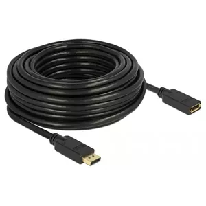 DisplayPort cable DeLOCK 84908 15 m Black
