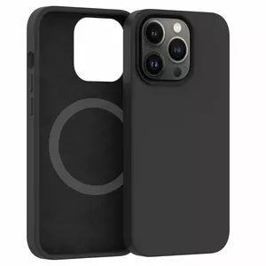 Silicone case ER for iPhone 13 Pro Max, MagSafe compatible, black