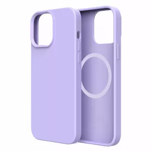 Silicone Case ER Carneval Snap for iPhone 14 Pro — Purple, MagSafe compatible