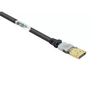 DisplayPort cable Renkforce RF-3433994 7.5 m Black