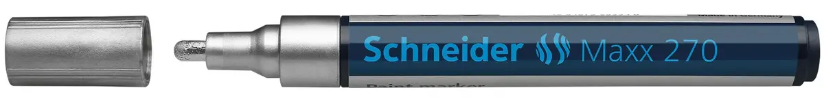 Маркер Schneider Electric Maxx 270 — серебро, средний Photo 2