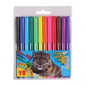 Felt-tip pens Centrum 12 colors — pack of 12, fine tip set
