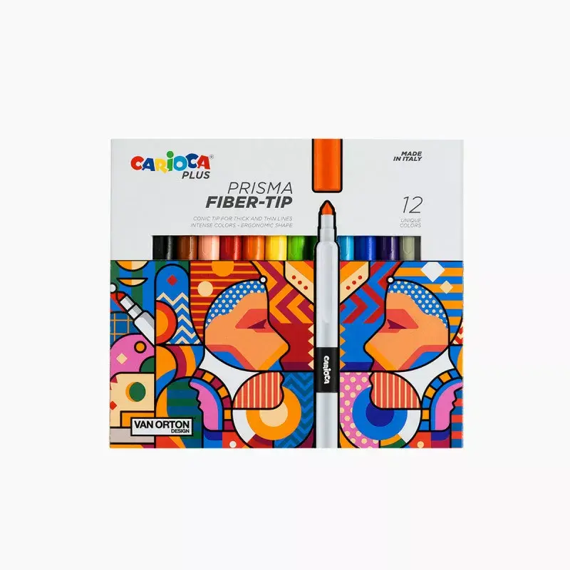 Фломастеры Carioca CARIOCA Plus 12 цветов Photo 2