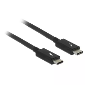Thunderbolt cable DeLOCK 84845 1 m 20 Gbit/s Black