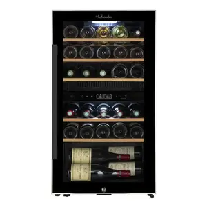 Wine Cooler La Sommelière ECS312Z Freestanding Black – Dual-zone 29 bottles, 5 shelves, Vinotag®