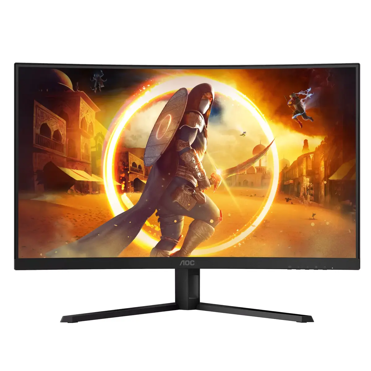 AOC CQ32G4VE 32" izliekts QHD spēļu monitors Photo 2