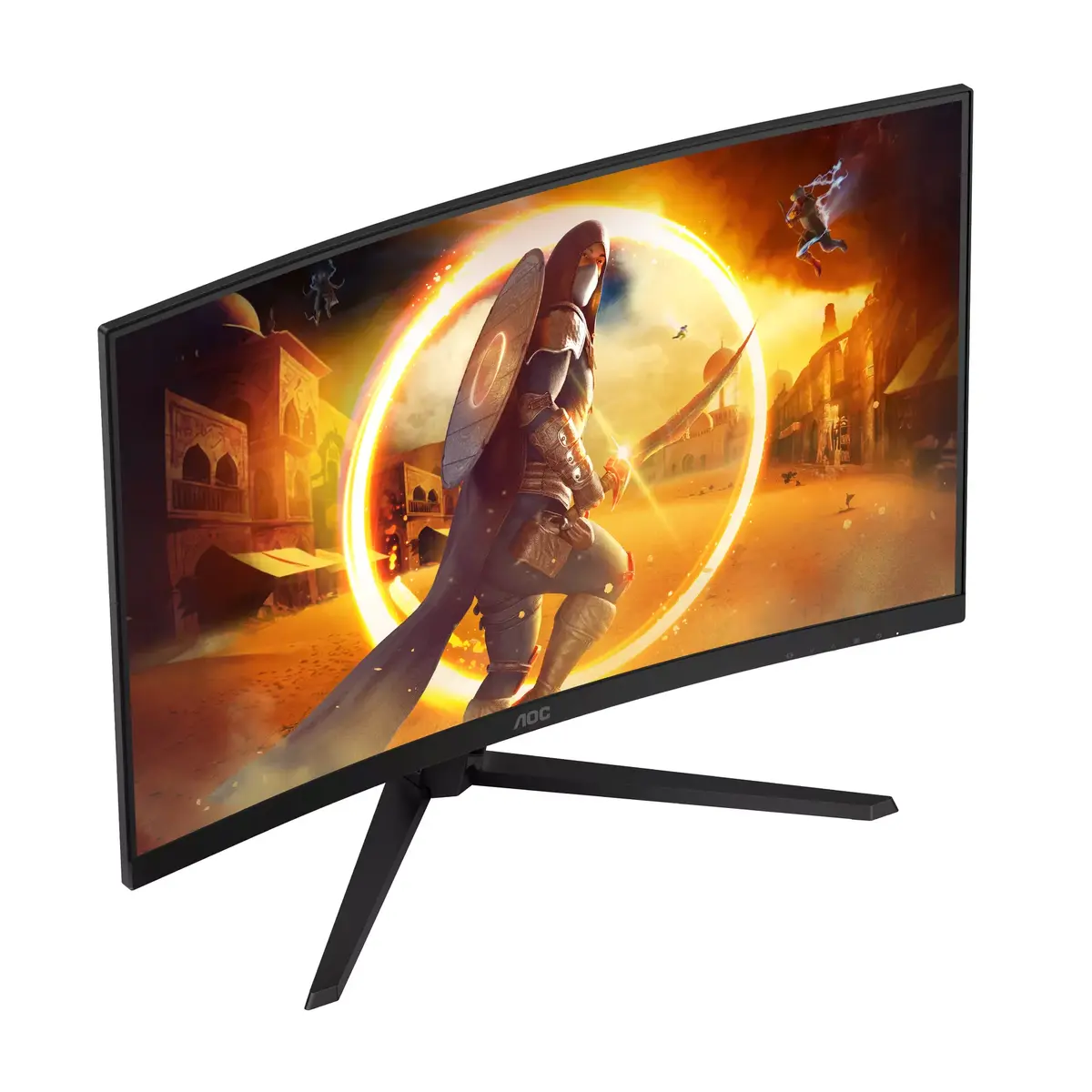 AOC CQ32G4VE 32" izliekts QHD spēļu monitors Photo 6