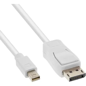 InLine Mini DisplayPort to DisplayPort Cable white 1m