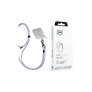 Phone case 3MK EasyClip Purple — protective clip-on case, black