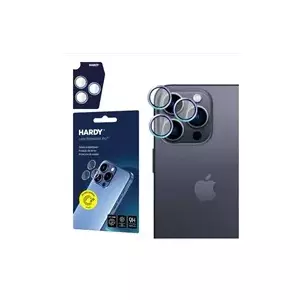 Objektīva aizsargplēve 3MK HARDY priekš iPhone 15 Pro — varavīksnes apdare