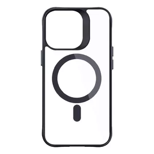 3MK Satin Armor MagCase mobile phone case Cover Black Transparent 6.7"