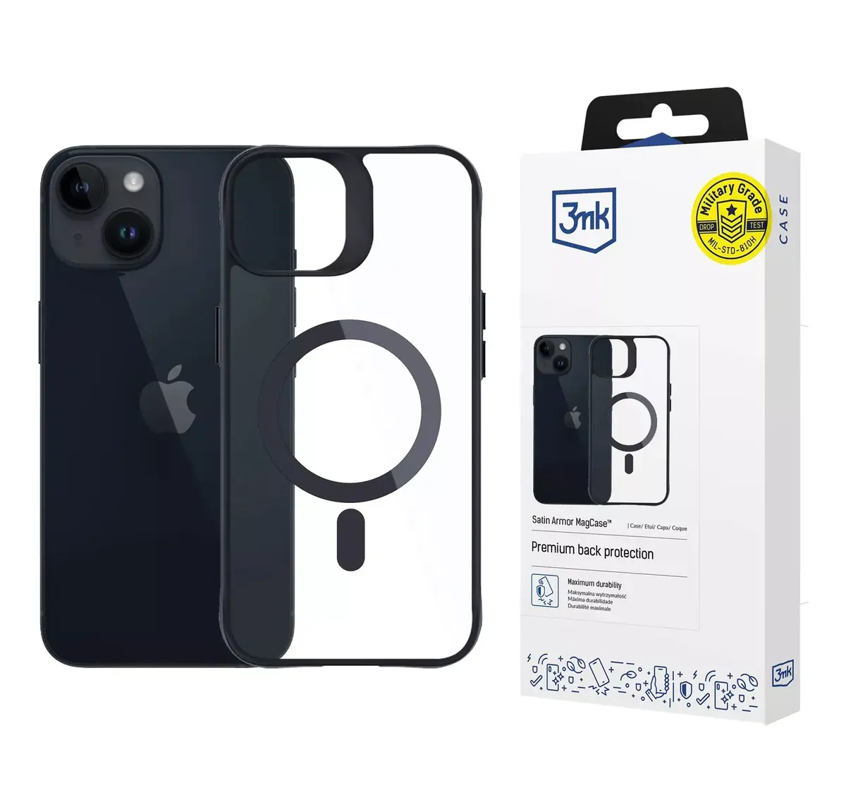 3MK Satin Armor MagCase vāciņš iPhone 14 13 Photo 3