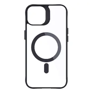 3MK Satin Armor MagCase mobilā telefona vāks Melns Caurspīdīgs iPhone 15 Plus 6.7 collas