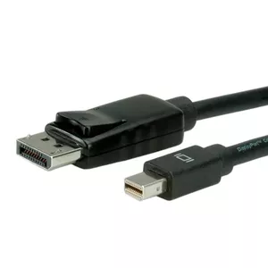 Secomp DP - Mini DP, M/M, 1 m DisplayPort Mini DisplayPort Melns