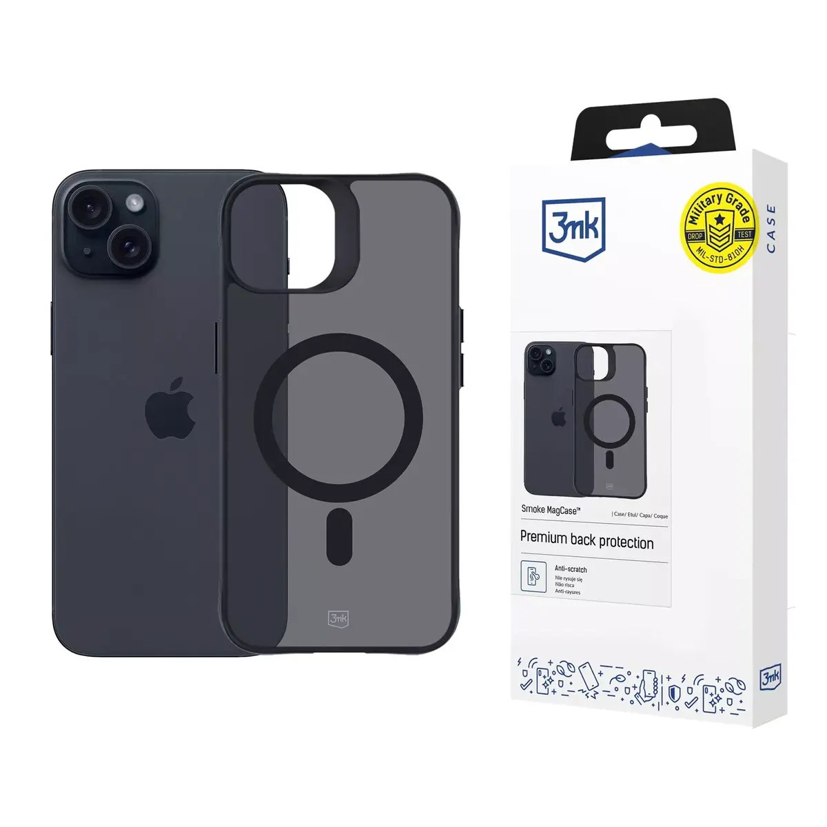 Vāks 3MK Smoke MagCase iPhone 15 Plus Photo 5