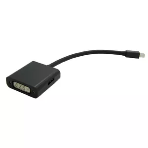 Переходник VALUE Mini DisplayPort — DVI/DisplayPort/HDMI, Mini DP (m) — DVI/DP/HDMI (f), черный