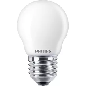 Philips Filament Candle Frosted LED Bulb P45 E27 6.5W 806lm 2700K