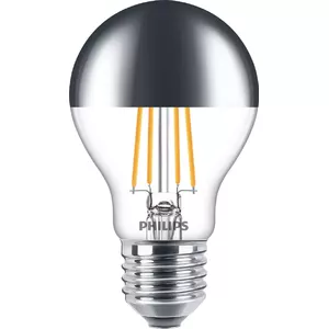 Bulb Philips Filament Mirror Crown A60 E27 7.2W (equiv. 50W), 650 lm, 2700K, 270°