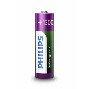 Rechargeable NiMH Battery Pack Philips R6B4A130/10 — 1.2 V, pack weight 78 g, dimensions 94×115×19 mm