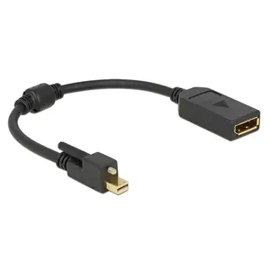 DisplayPort cable DeLOCK 62638 Mini DisplayPort 0.25 m Black